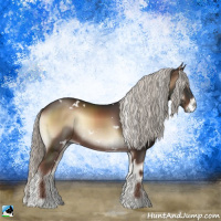 Horse Color:White Spotted Liver Red Onyx Mushroom Rabicano 