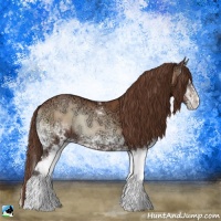 Horse Color:White Spotted Brown Ice Pearl Onyx 