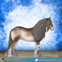 Horse Color:Liver Red Onyx Mushroom Sabino Rabicano