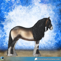 Horse Color:Brown Onyx Rabicano 