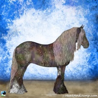 Horse Color:Nacre Chocolate Silver Black Ice Sabino 