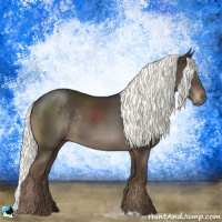 Horse Color:Liver Chestnut Mushroom Rabicano 