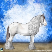 Horse Color:Chocolate Brown Chinchilla Sabino Splash Tobiano 