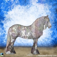 Horse Color:Nacre White Spotted Chocolate Silver Brown Chinchilla Ice Sabino 