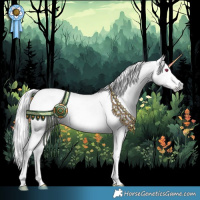 Horse Color:Gray Silver Classic Champagne Chinchilla Splash Tobiano 