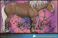 Horse Color:Silver Black 