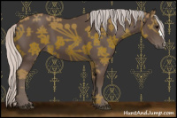 Horse Color:Silver Black 