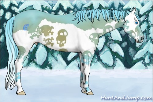 Horse Color:Watercolor Brown Splash 