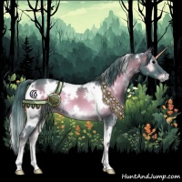 Horse Color:Watercolor White Spotted Smoky Blue Onyx 