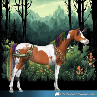 Horse Color:Painted Bay Splash Tobiano Rabicano 