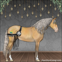 Horse Color:Silver Sable Cream Champagne 