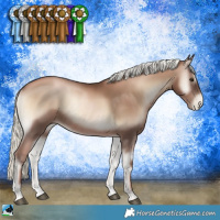 Horse Color:Liver Red Onyx Pearl Mushroom Rabicano