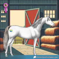 Horse Color:Grullo Roan Near Fewspot 