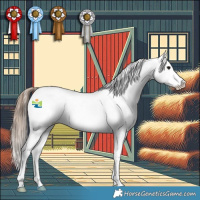 Horse Color:Grullo Fewspot