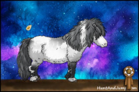Horse Color:White Spotted Bay Chinchilla Snowcap