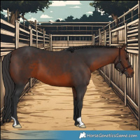 Horse Color:Brown 