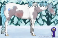 Horse Color:Watercolor Brown Tobiano 