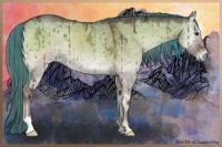 Horse Color:Painted Chocolate Palomino Ice Onyx Brindle