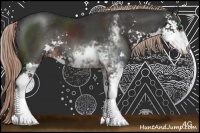 Horse Color:Liver Chestnut Sabino Rabicano 