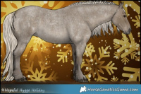 Horse Color:Silver Smoky Blue Roan 