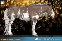 Horse Color:Silver Black Sabino 