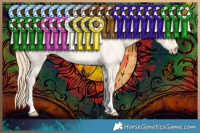 Horse Color:Perlino Dun