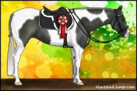 Horse Color:Liver Chestnut Mushroom Tobiano 