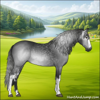 Horse Color:Gray White Spotted Liver Chestnut Sabino 