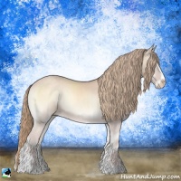 Horse Color:Perlino Onyx Sabino 