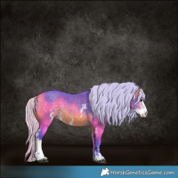 Horse Color:Watercolor Silver Bay Sabino 