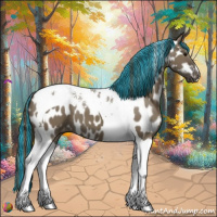 Horse Color:Painted Smoky Grullo Tobiano Appaloosa 
