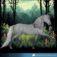 Horse Color:Silver Grullo Chinchilla 