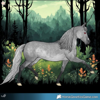 Horse Color:Silver Grullo Chinchilla 