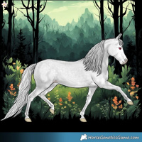 Horse Color:Silver Classic Champagne Chinchilla Dun Splash 