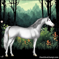 Horse Color:Silver Brown Chinchilla Onyx Splash 