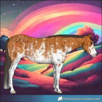 Horse Color:Bay Sabino Rabicano  and Buckskin Sabino Rabicano 