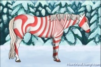 Horse Color:Silver Grullo Roan Pearl Tobiano Frame 