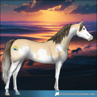 Horse Color:Amber Cream Champagne Splash 