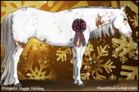 Horse Color:Bay Sabino  and Amber Champagne Sabino 