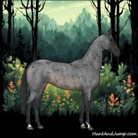 Horse Color:Brown Roan