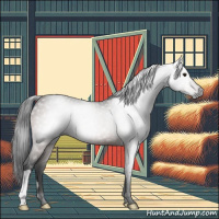 Horse Color:Gray Bay 