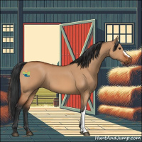 Horse Color:Bay Dun