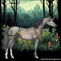 Horse Color:Nacre Grullo Roan 