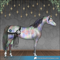 Horse Color:Nacre Bay Chinchilla 