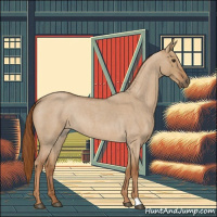 Horse Color:Red Dun Roan 