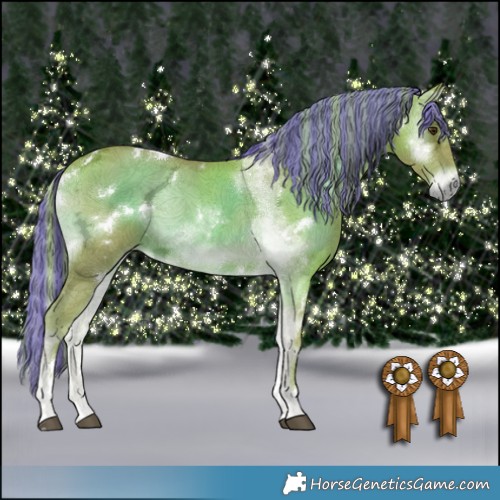 Horse Color:Painted Watercolor White Spotted Liver Red Onyx Ice Tobiano Brindle 