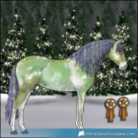 Horse Color:Painted Watercolor White Spotted Liver Red Onyx Ice Tobiano Brindle