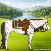 Horse Color:Bay Near Leopard 