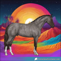 Horse Color:Liver Red Roan 