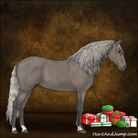 Horse Color:Silver Black 